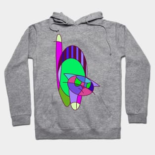 Cubistic cat 3 Hoodie